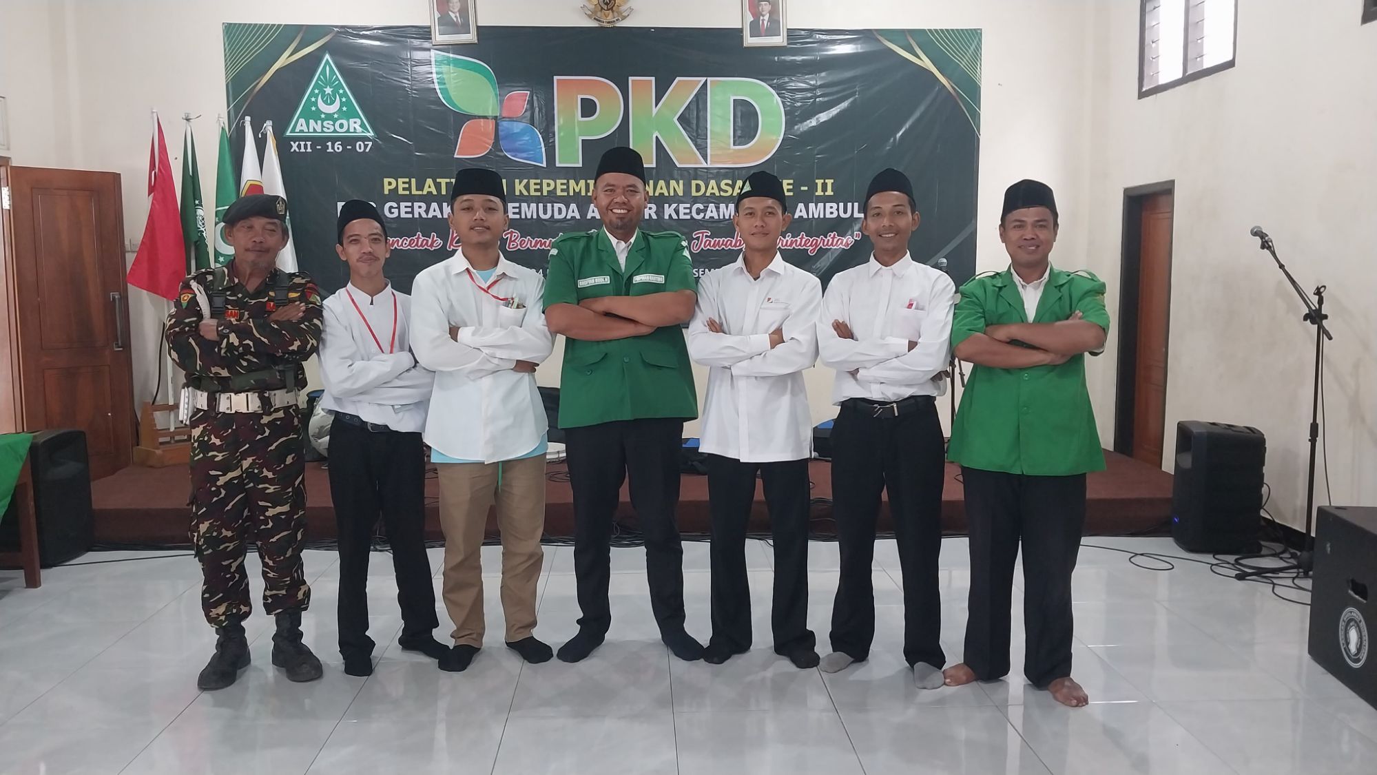 GP Ansor Ranting Karanganyar Delegasikan Kader Ikuti PKD Ansor di Ambulu