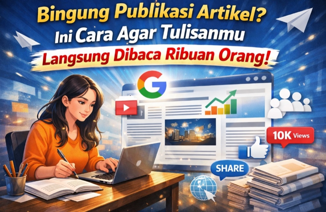Bingung Publikasi Artikel? Ini Cara Agar Tulisanmu Langsung Dibaca Ribuan Orang!