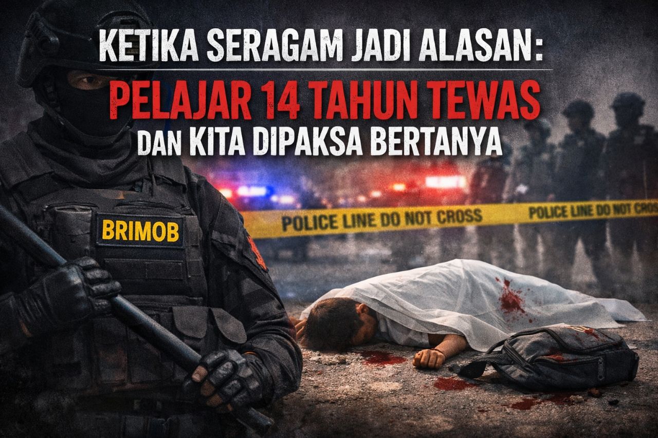 Ketika Seragam Jadi Alasan: Pelajar 14 Tahun Tewas dan Kita Dipaksa Bertanya