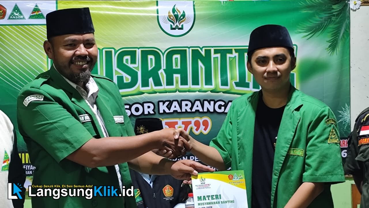 Musranting ke-5 GP Ansor Karanganyar, Mochamad Aldi Andika Terpilih Secara Mufakat