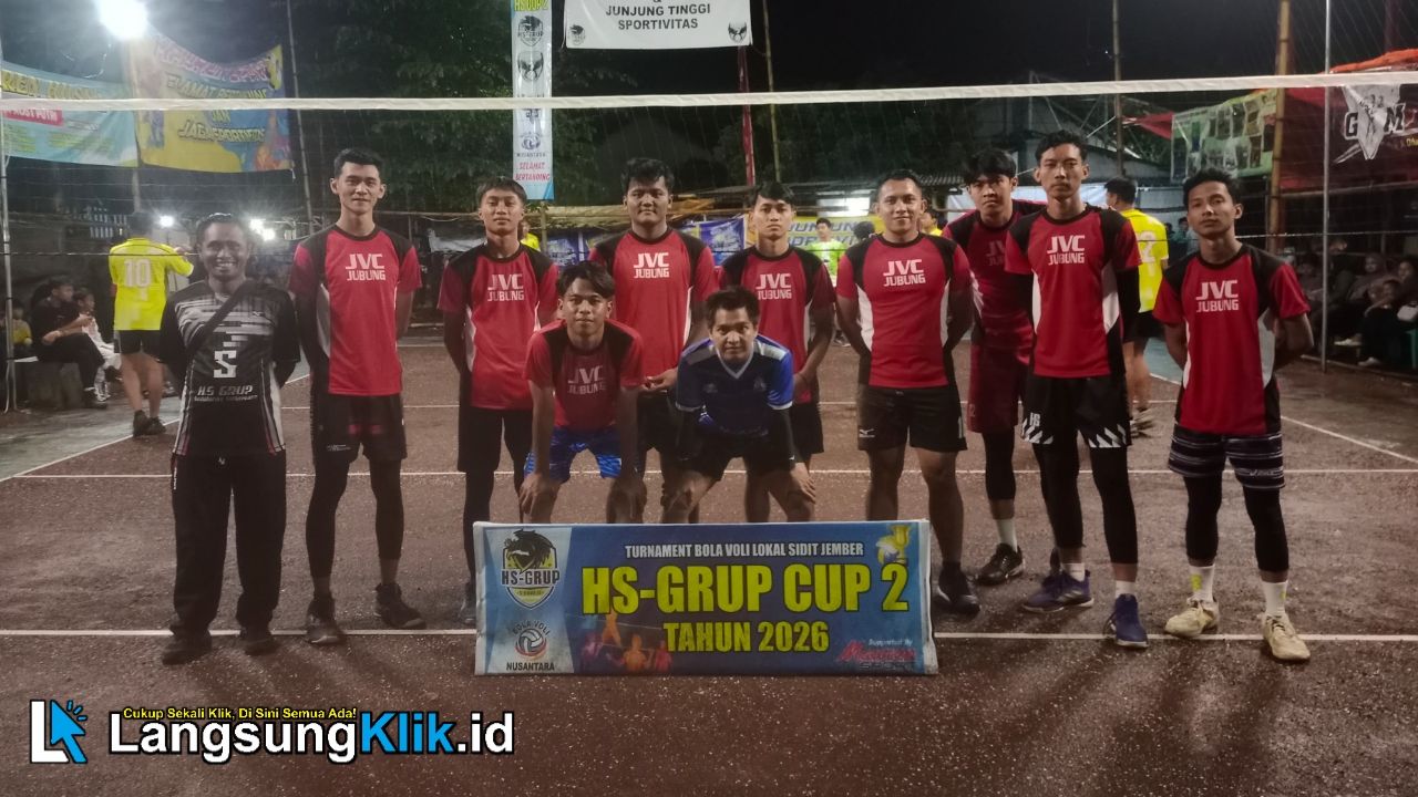 Jubung Volly Club Tembus 8 Besar HS Grup Cup II 2026, Siap Hadapi Laga Penentuan