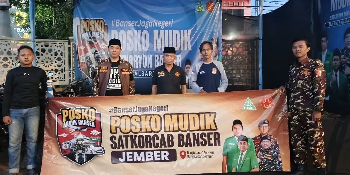 Banser Jember Dirikan Posko Mudik Lebaran 2026 di Tiga Titik, Wujud Kepedulian Sosial