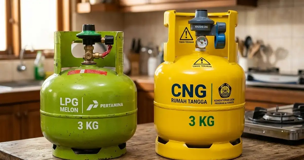 Penggantian LPG ke CNG Mulai Dikaji, Ini Perbedaan LPG, CNG, dan LNG yang Perlu Diketahui
