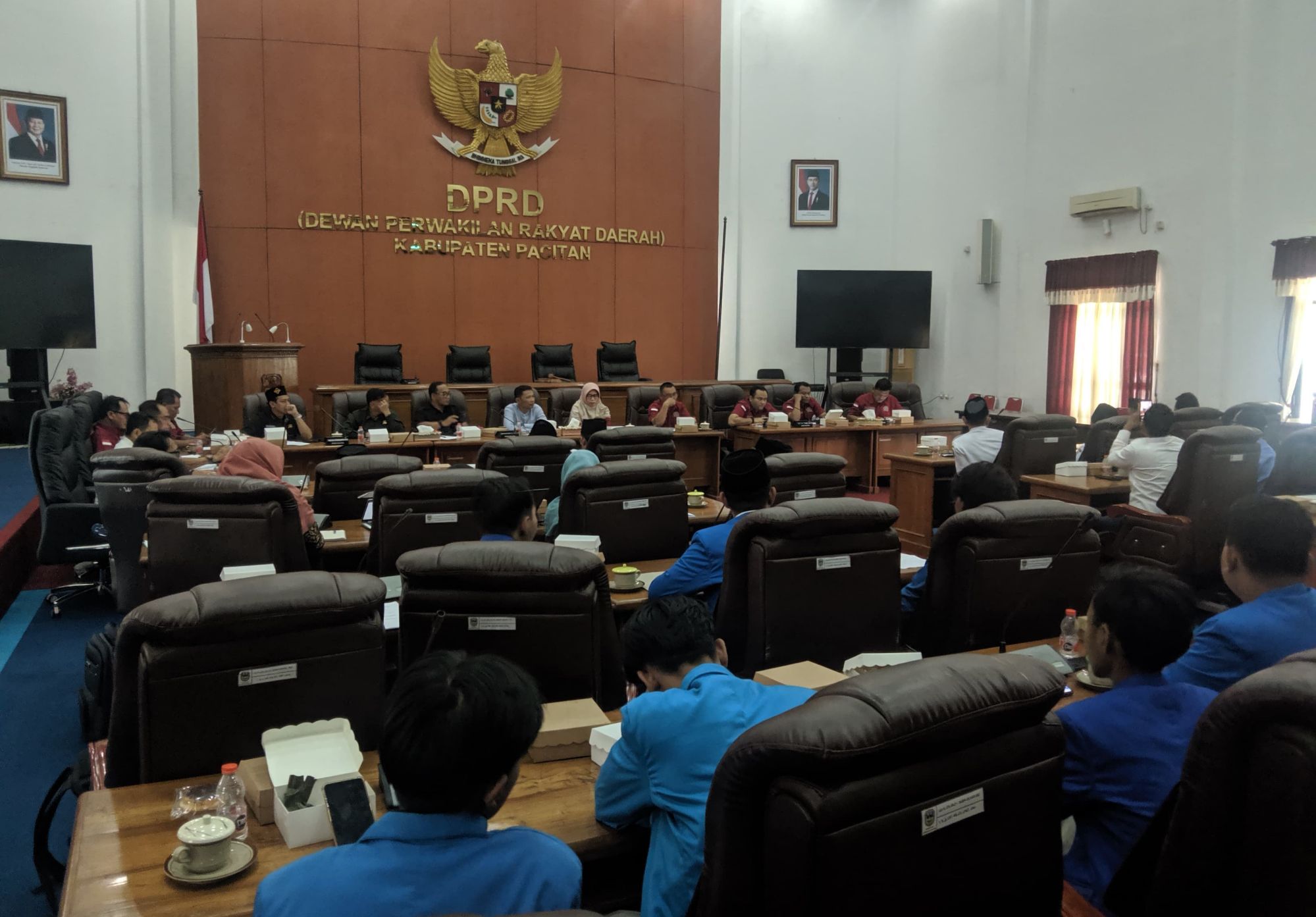 RDP di DPRD Pacitan Bahas Kesejahteraan Guru Madrasah, PMII Dorong Lahirnya Perda Afirmasi